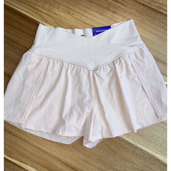 Joy Lab Womens Athletic High-Rise Built-In Shorts Almond Color Size Medium - Picture 12 of 12